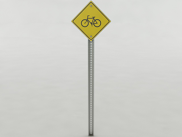 Bicycle Crossing Sign