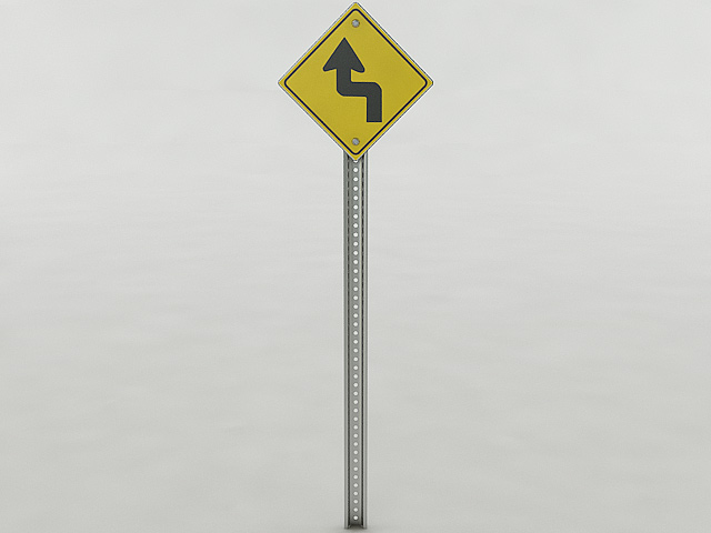 Left then Right Curve Sign