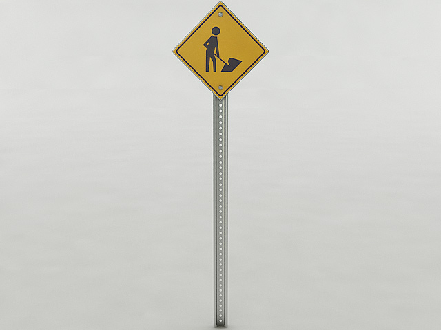 Men at Work Sign